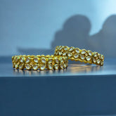 Kundan bangles